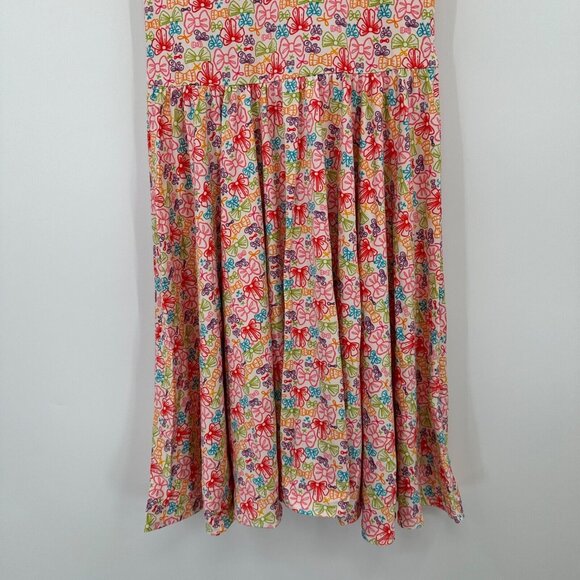 Dot Dot Smile Girl's Cap Sleeve Dress 12-24 months Short Sleeve Colorful Bows - Picture 3 of 6